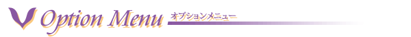 オプションメニュー
